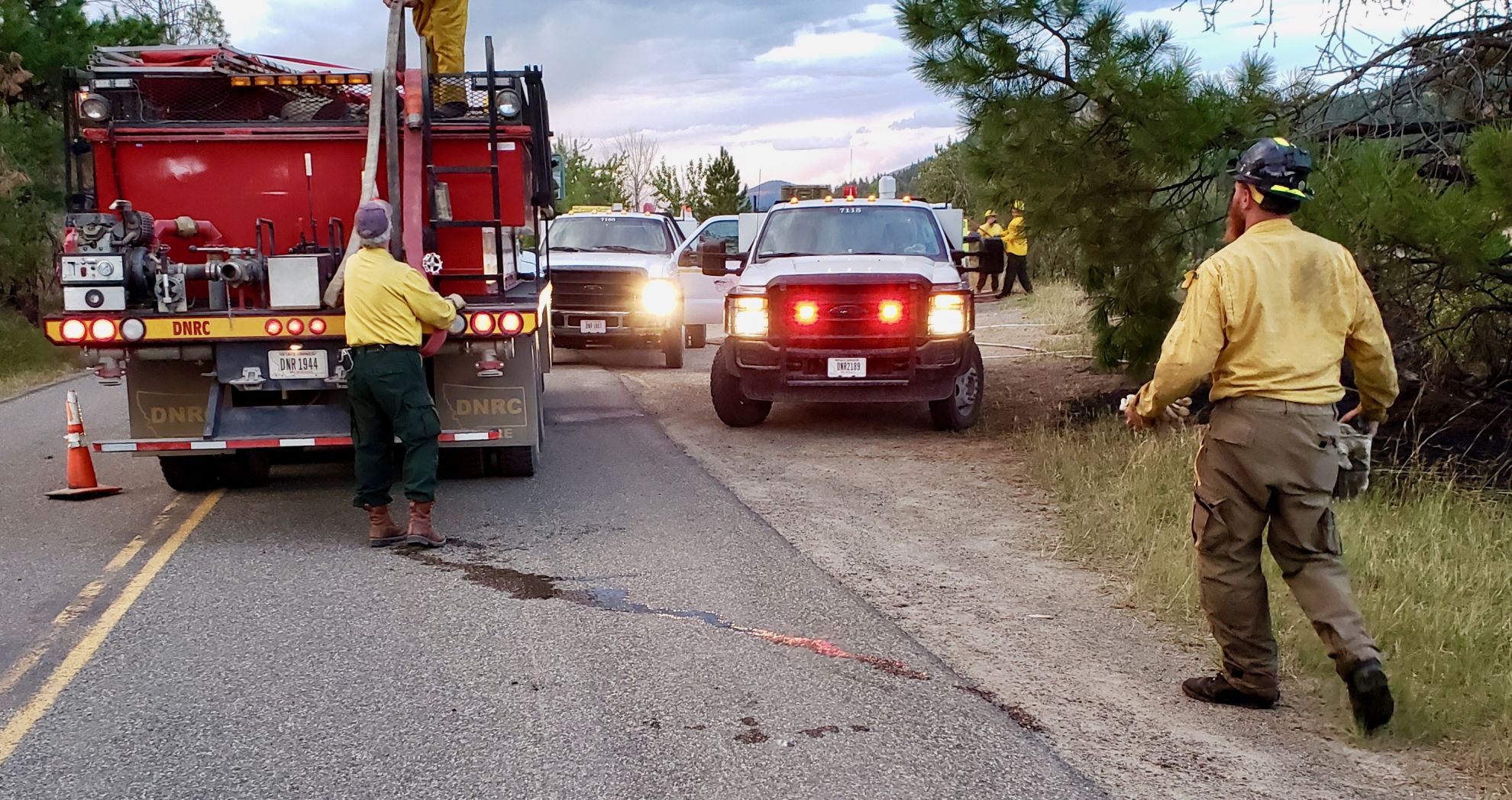Wildland fire near Jefferson City kept to one acre